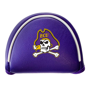 East Carolina Pirates Vintage-Putter-Headcover mit farbigem Aufdruck
