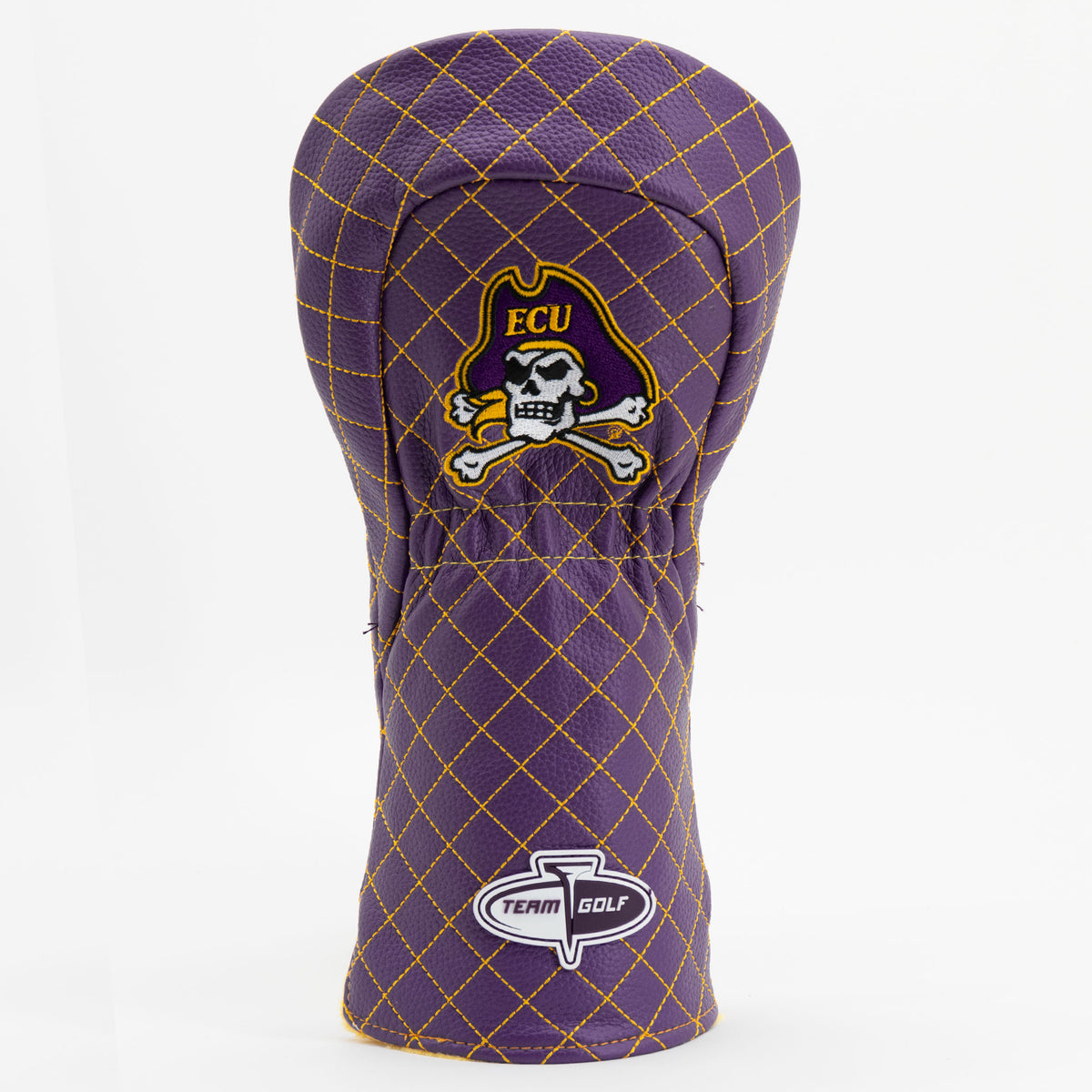 East Carolina Pirates Solid Quilted Driver Headcover, back view
