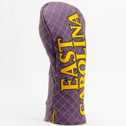 East Carolina Pirates Solid Quilted Driver Headcover, angled view