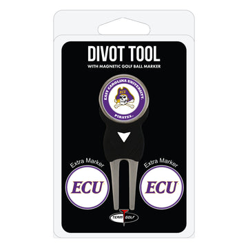 East Carolina Pirates Divot Tool + 3 Ball Markers