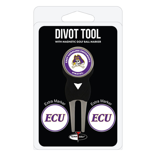 East Carolina Pirates divot repair tool and three ball markers