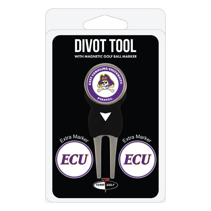 East Carolina Pirates divot repair tool and three ball markers