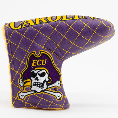 East Carolina Pirates Solid Quilted Blade Putter Headcover - golf headcover product images