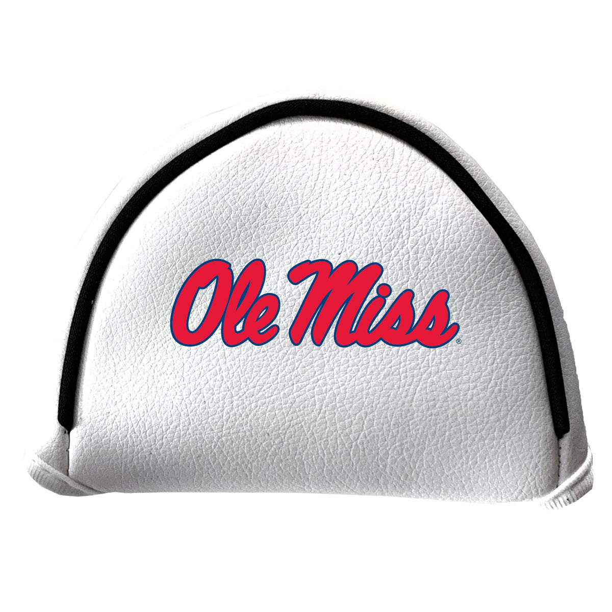 Ole Miss Rebels Vintage White Printed Mallet Putter Headcover