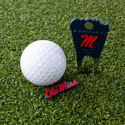 Ole Miss Rebels Custom Shaped Divot Tool - Image 5 - Club Rehab