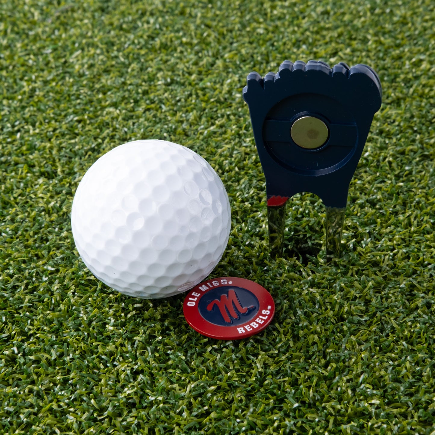 Ole Miss Rebels Custom Shaped Divot Tool - Image 6 - Club Rehab