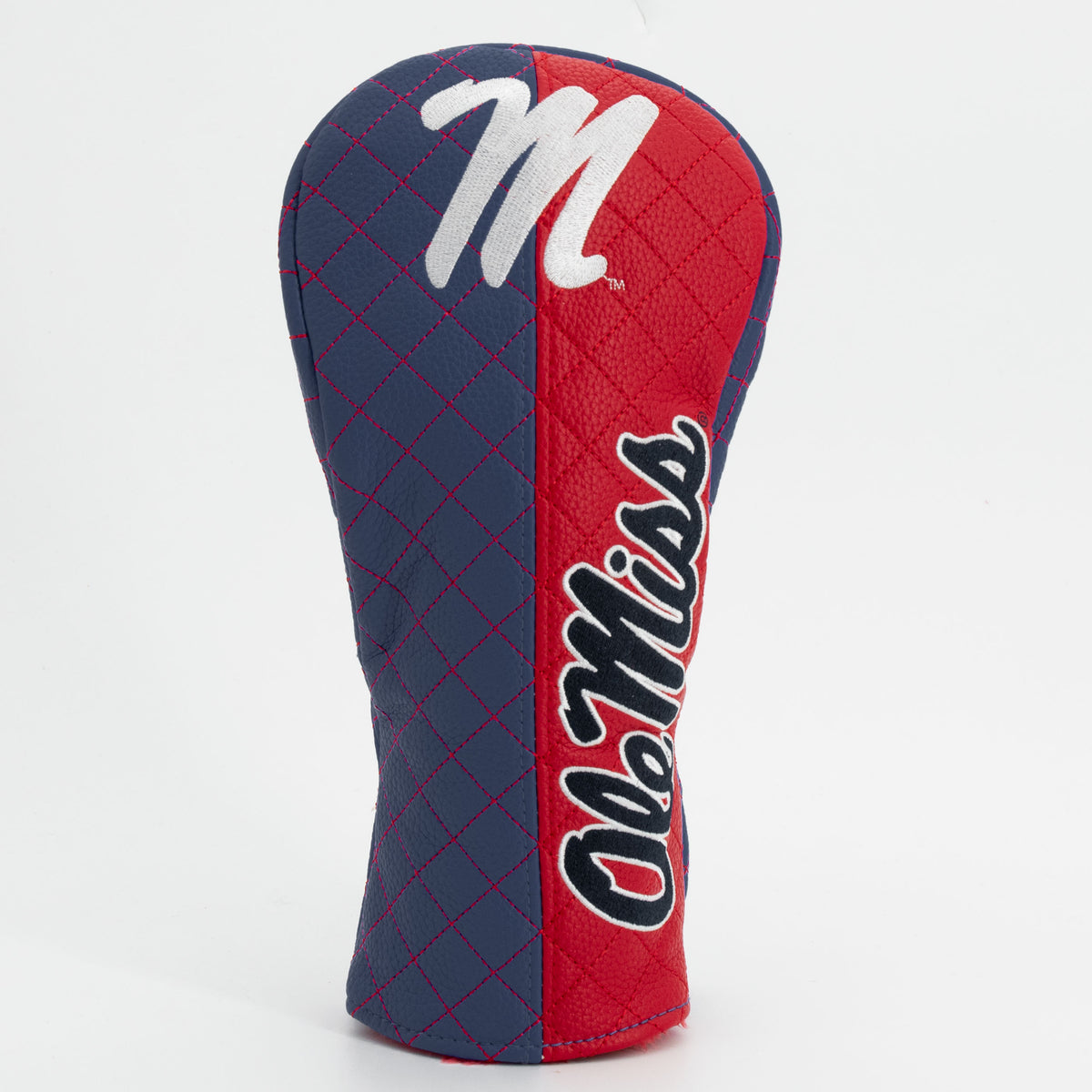 Ole Miss Rebels Split Quilted Fairway Headcover, front view