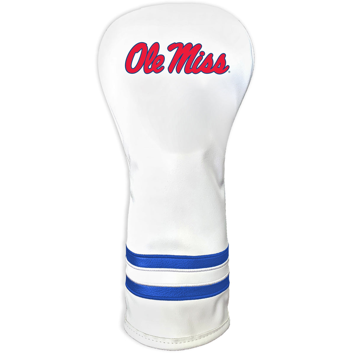 Ole Miss Rebels Vintage White Printed Fairway Headcover