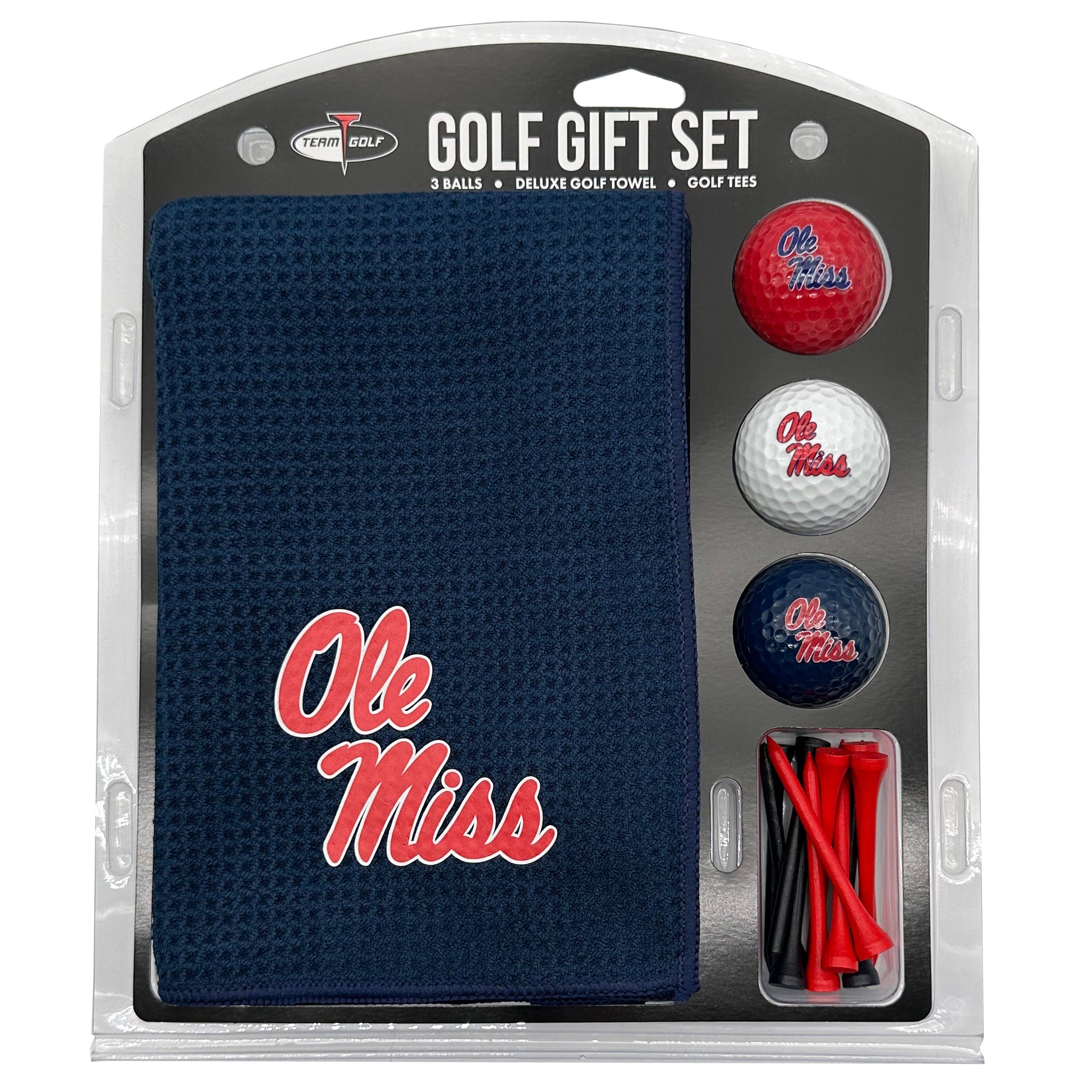 Ole Miss Rebels Microfiber Towel Golf Gift Set - Club Rehab