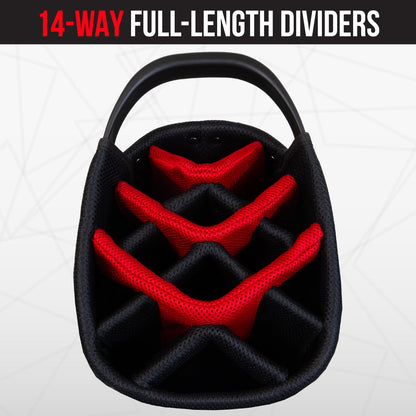 Ole Miss Rebels Fairway Stand Bag - Image 6 - Club Rehab