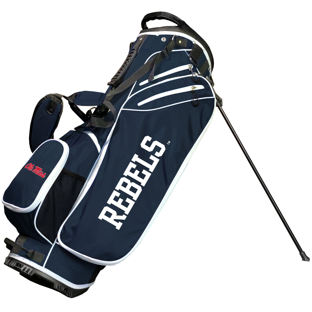 Ole Miss Rebels Birdie stand golf bag, Navy color