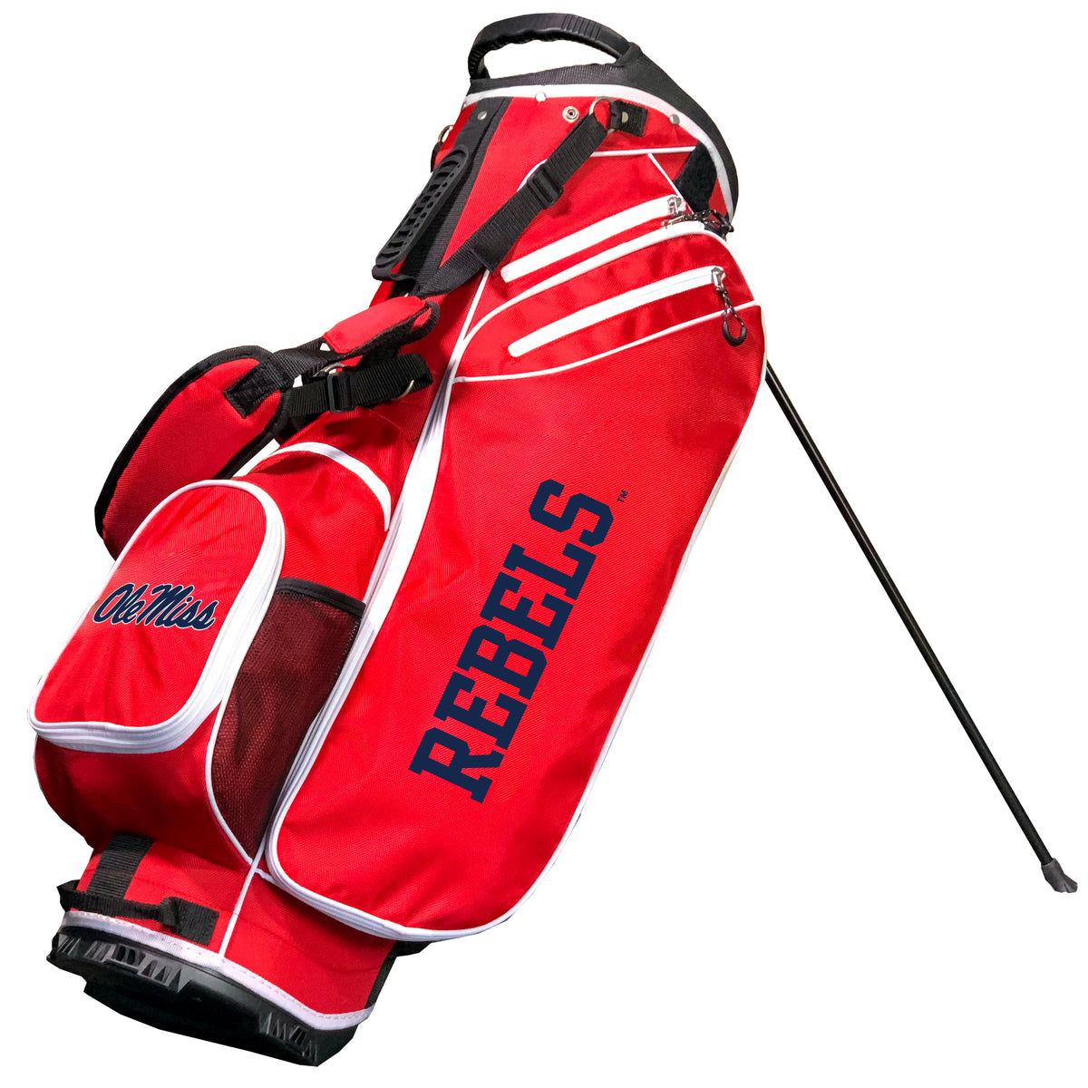 Ole Miss Rebels Birdie stand golf bag, Red color