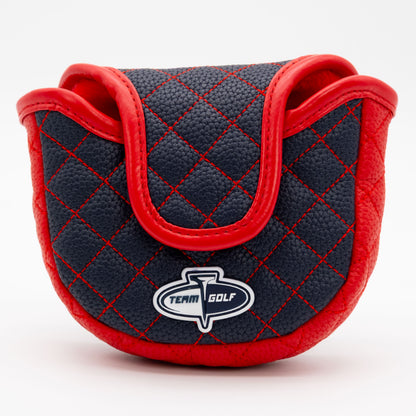 Ole Miss Rebels Solid Quilted Mallet Putter Cover, back view