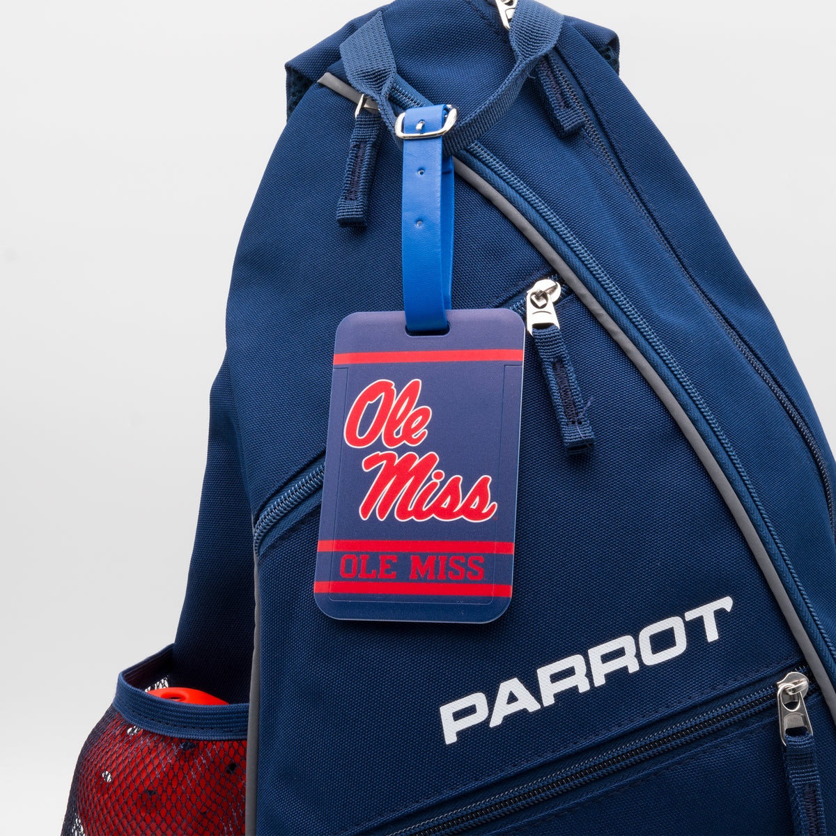 Ole Miss Rebels plastic golf bag tag by Team Golf, product photo 3