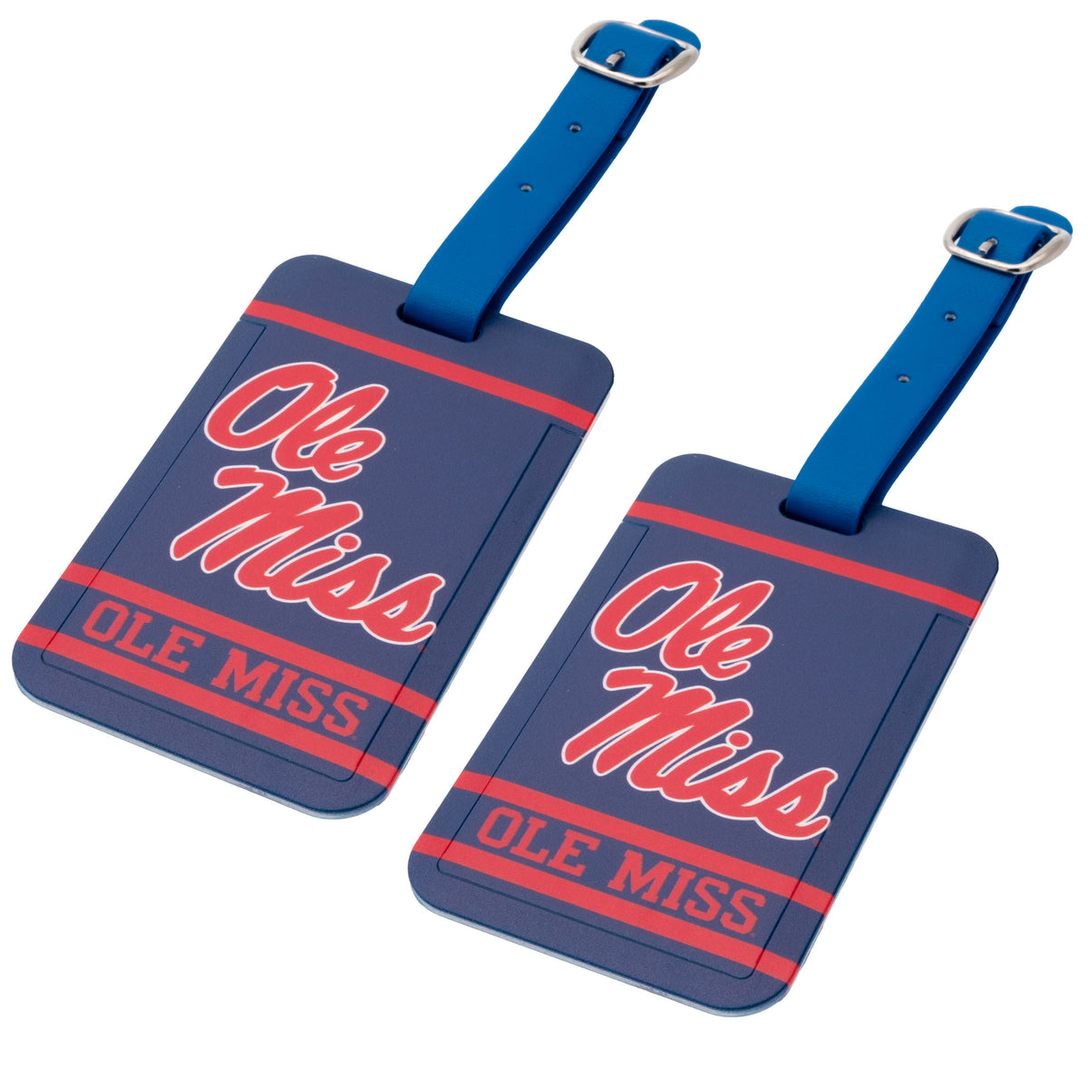 Ole Miss Rebels plastic golf bag tag by Team Golf, product photo 4