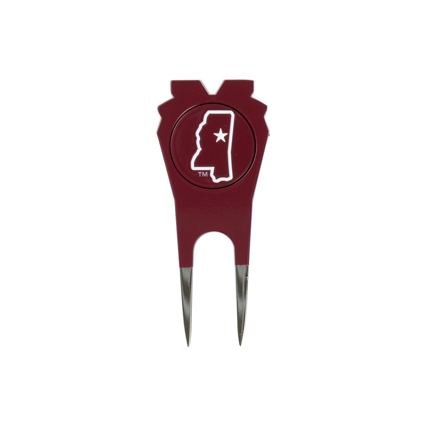Mississippi State Bulldogs Custom Shaped Divot Tool - Image 2 - Club Rehab