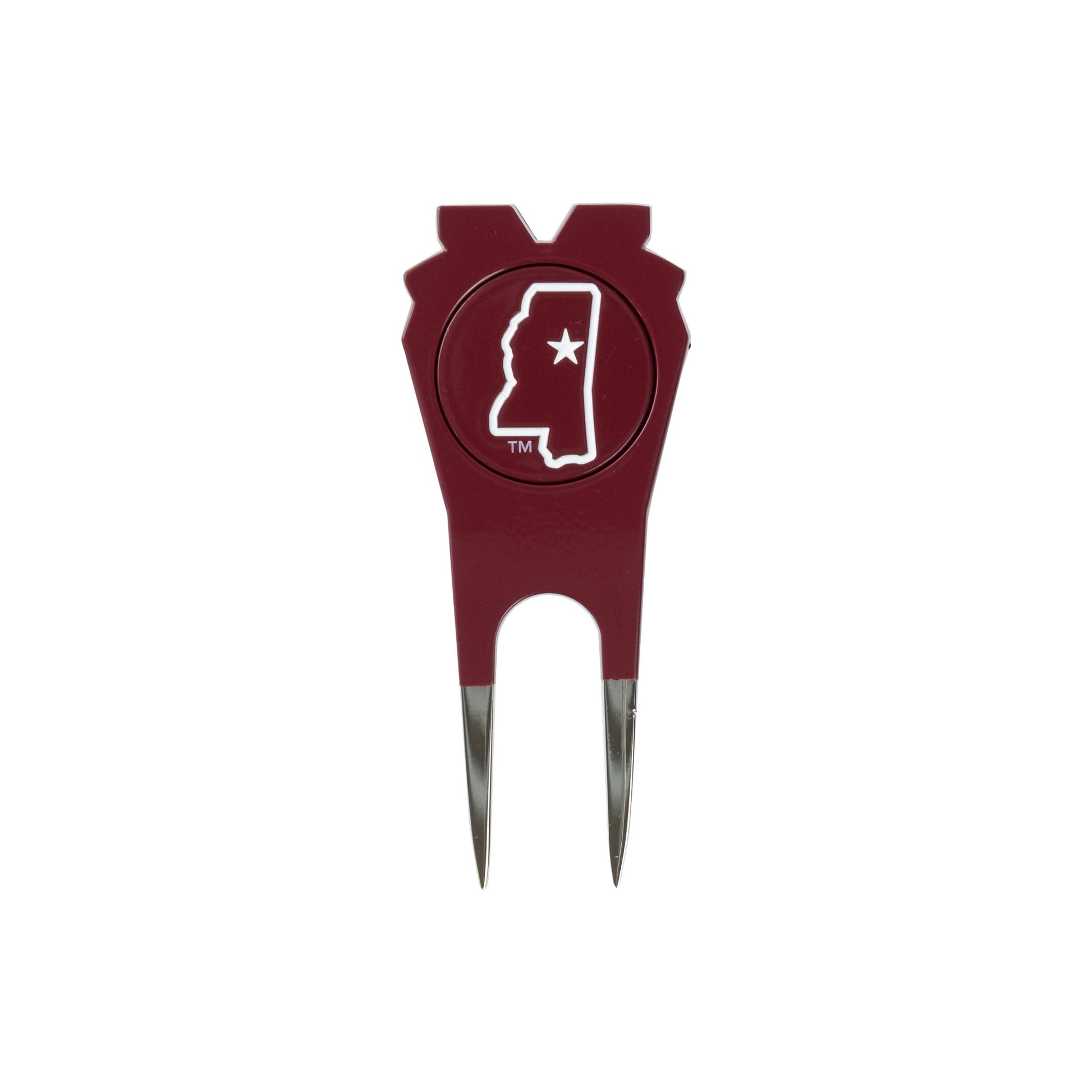 Mississippi State Bulldogs Custom Shaped Divot Tool - Image 2 - Club Rehab