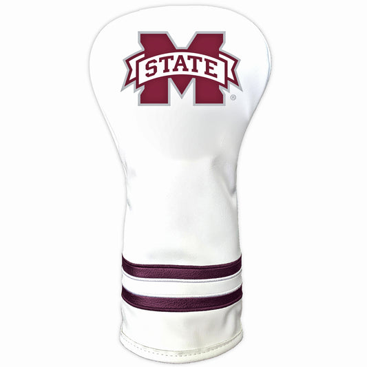 Mississippi State Bulldogs Vintage Golf Headcovers – White