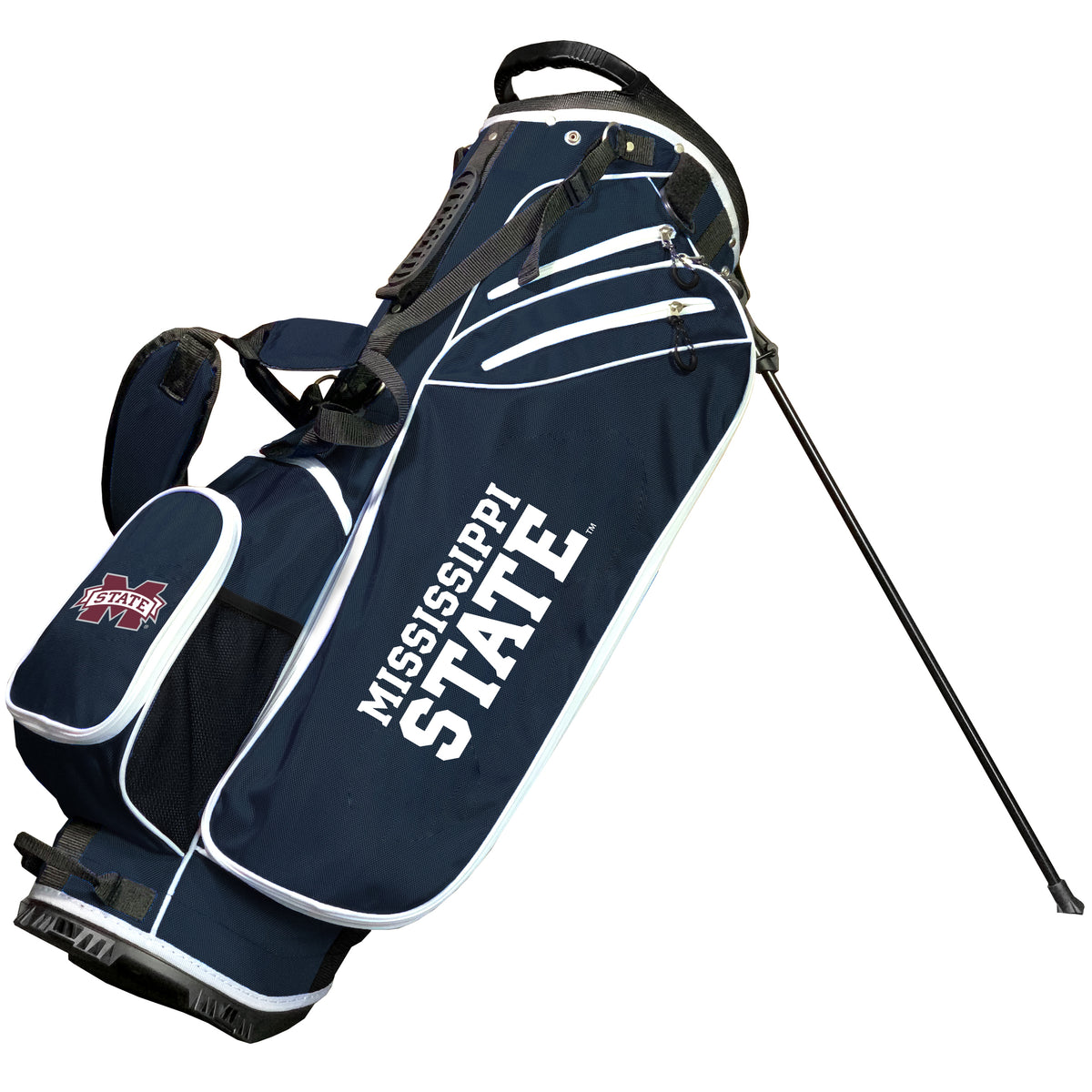 Mississippi State Bulldogs Birdie stand golf bag, Navy color