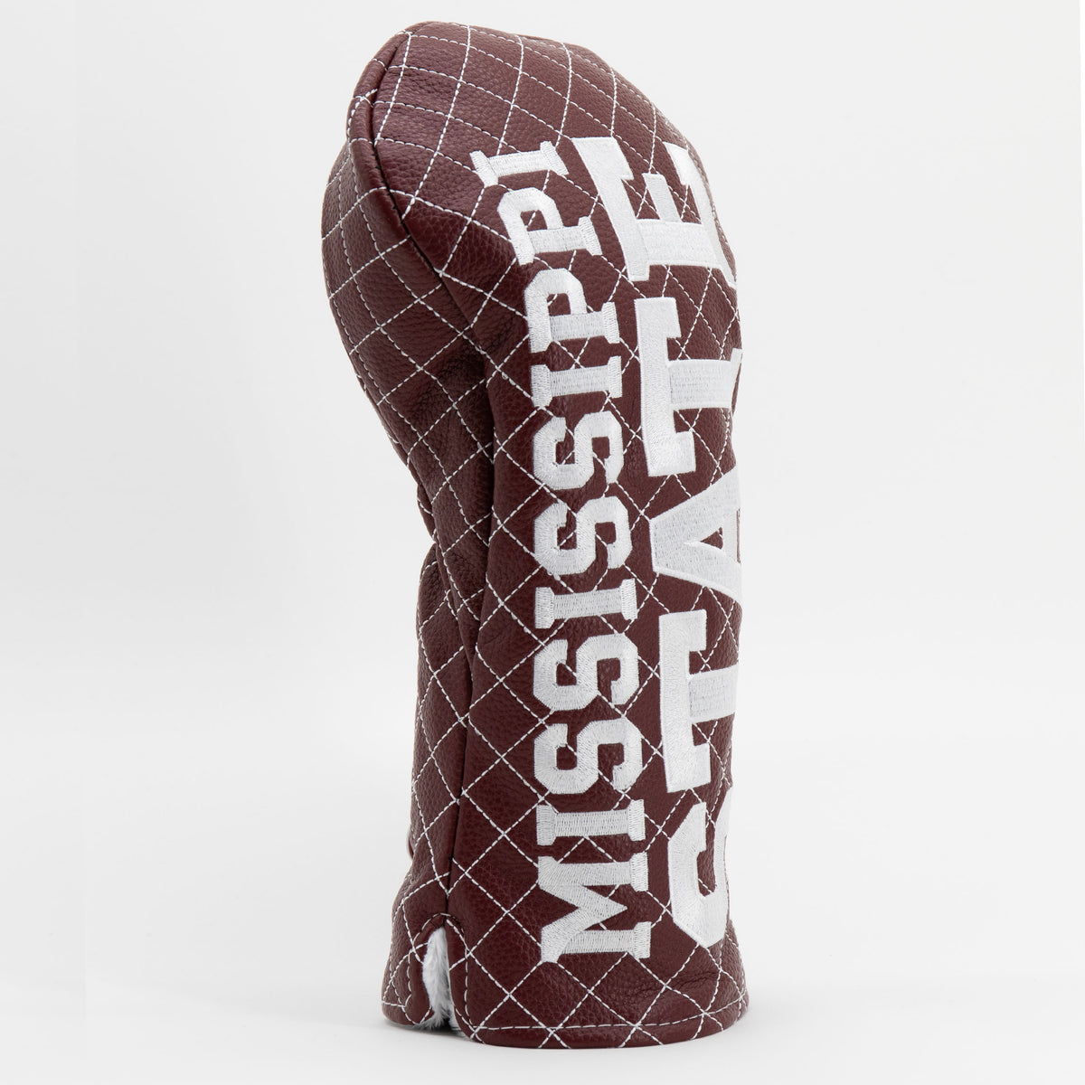 Mississippi State Bulldogs Solid Quilted Driver Headcover, angled view