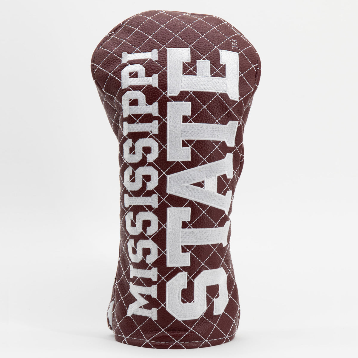 Mississippi State Bulldogs Solid Quilted Driver Headcover, front view