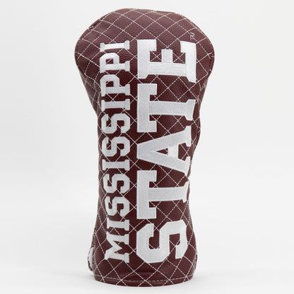 Mississippi State Bulldogs Solid Quilted Driver Headcover, front view