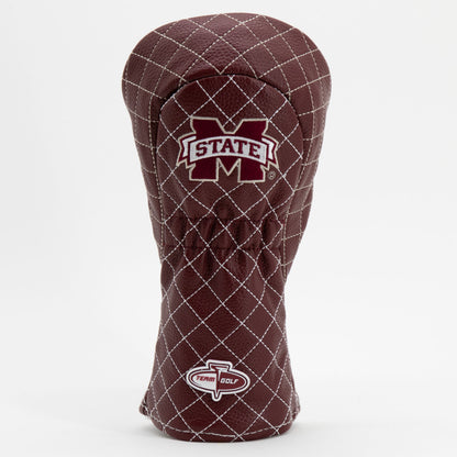 Mississippi State Bulldogs Solid Quilted Fairway Headcover, back view