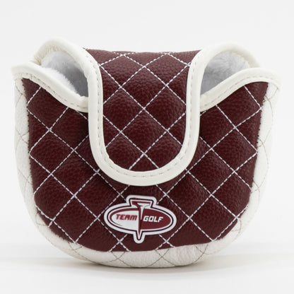 Mississippi State Bulldogs Solid Quilted Mallet Putter Cover, back view
