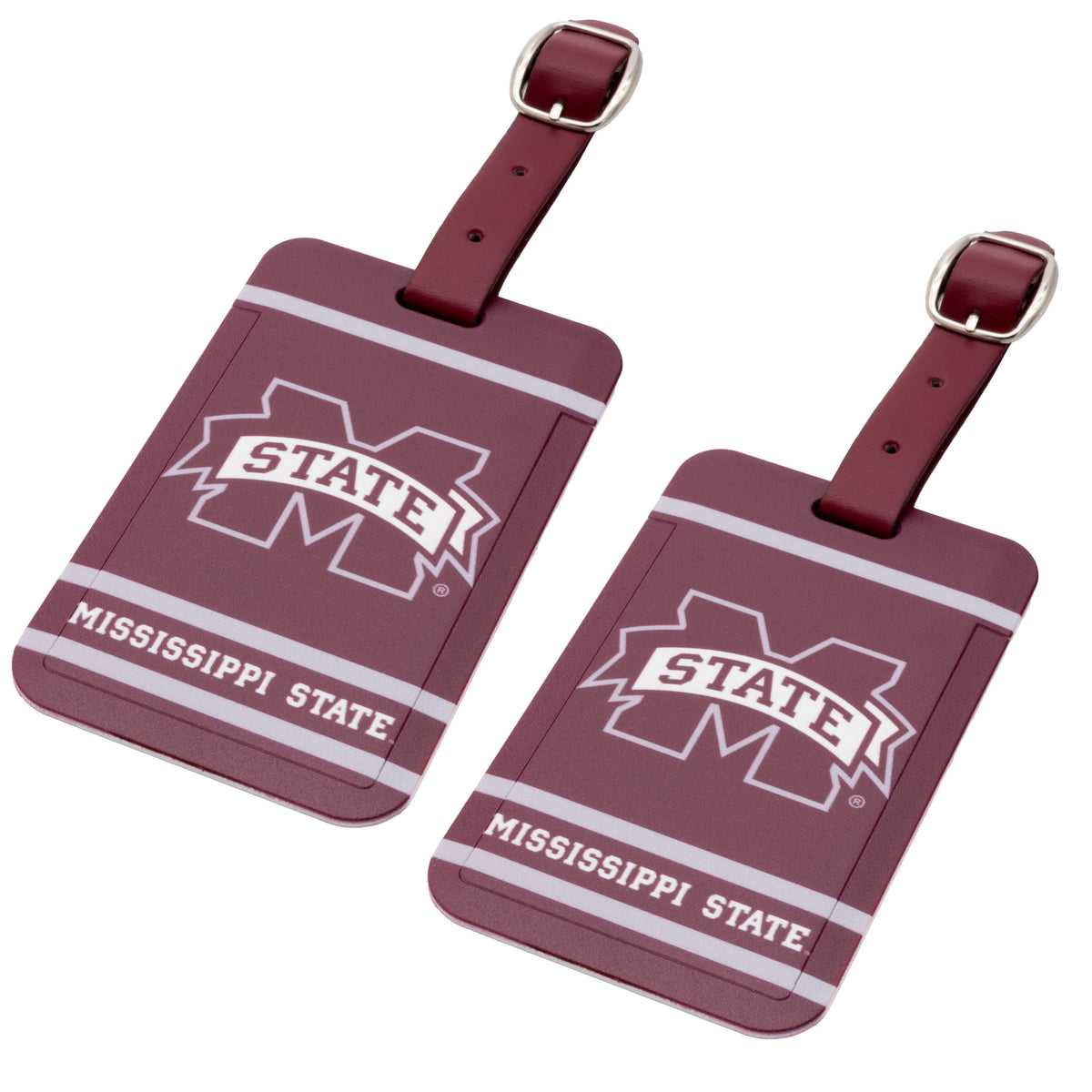Mississippi State Bulldogs plastic golf bag tag by Team Golf, product photo 4