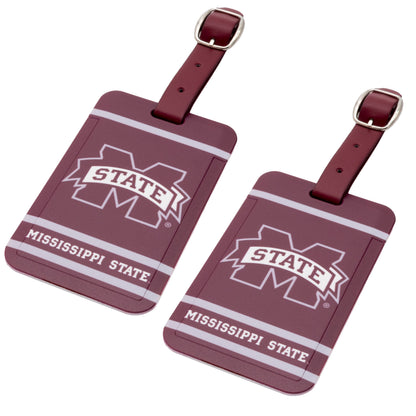 Mississippi State Bulldogs plastic golf bag tag by Team Golf, product photo 4