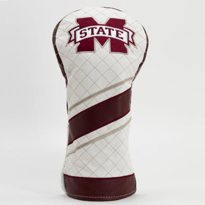Mississippi State Bulldogs Striped Quilted Driver Headcover, front view