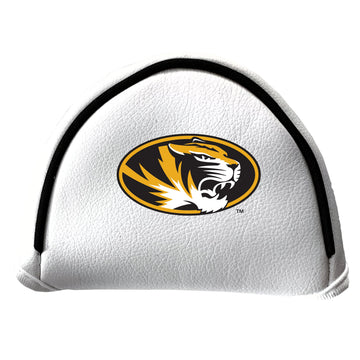Missouri Tigers Vintage-Putter-Headcover (Mallet) in Weiß mit Aufdruck