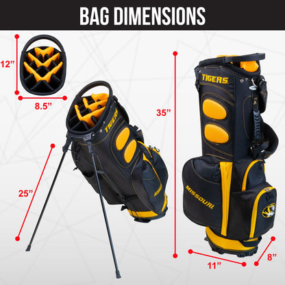 Missouri Tigers Fairway Stand Bag - Image 4 - Club Rehab