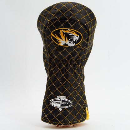 Missouri Tigers Solid Quilted Driver Headcover, back view
