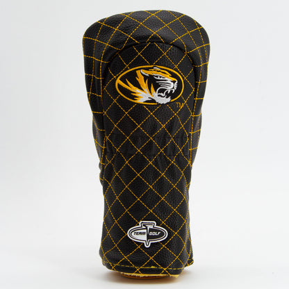 Missouri Tigers Solid Quilted Fairway Headcover, back view