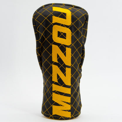 Missouri Tigers Solid Quilted Fairway Headcover, front view