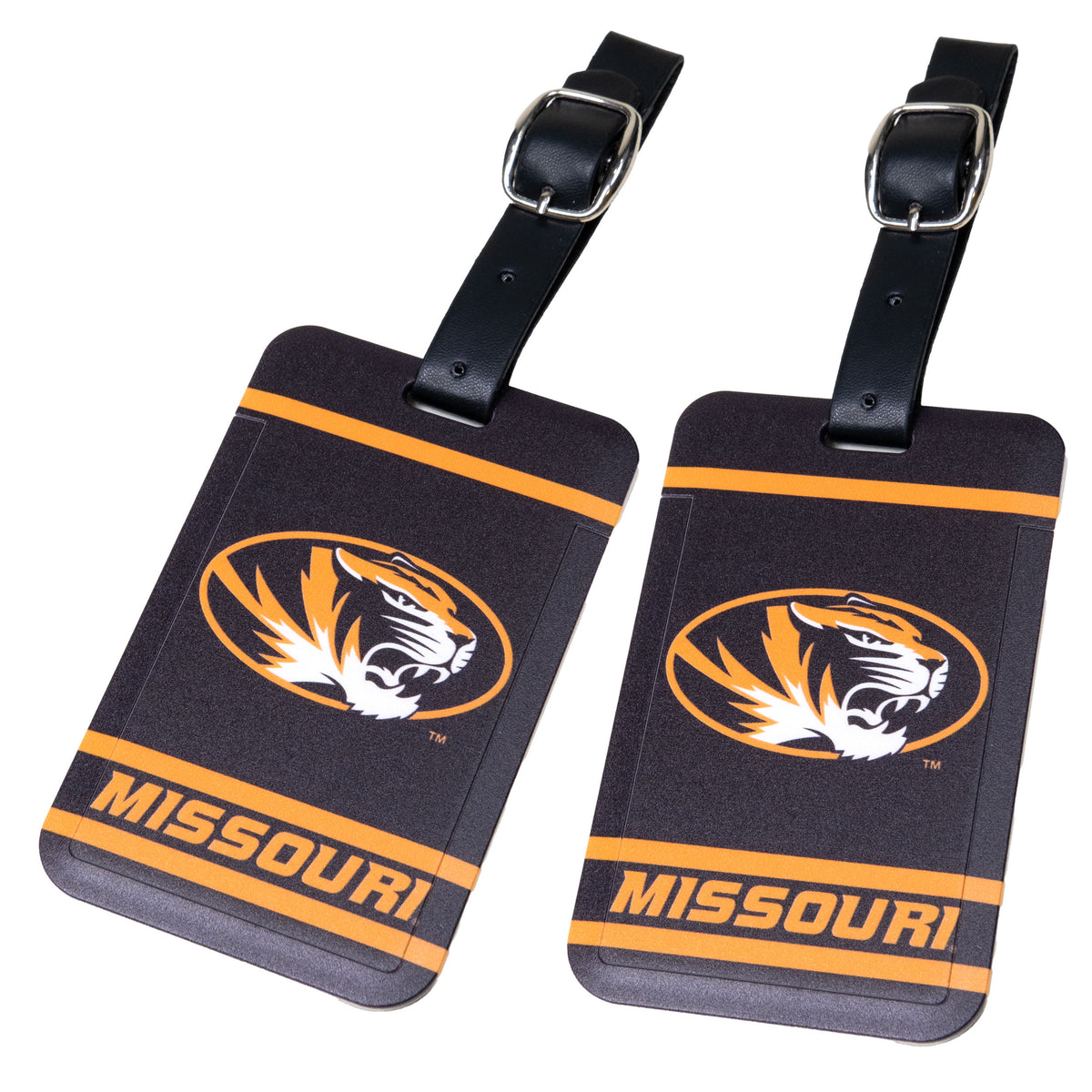 Missouri Tigers plastic golf bag tag by Team Golf, product photo 4