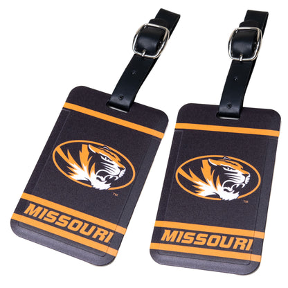 Missouri Tigers plastic golf bag tag by Team Golf, product photo 4