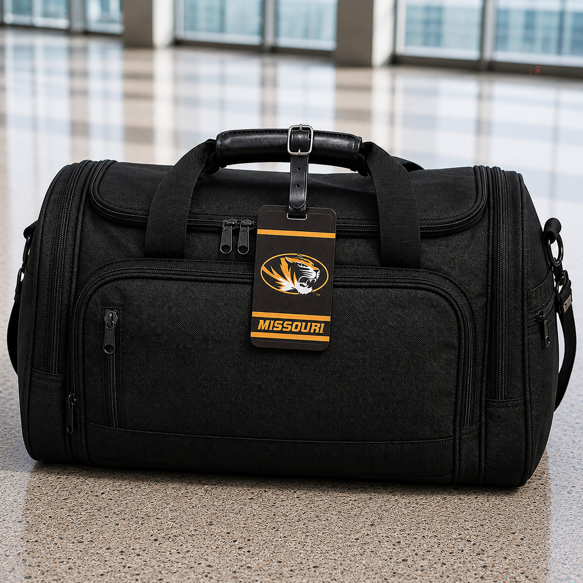 Missouri Tigers plastic golf bag tag by Team Golf, product photo 5