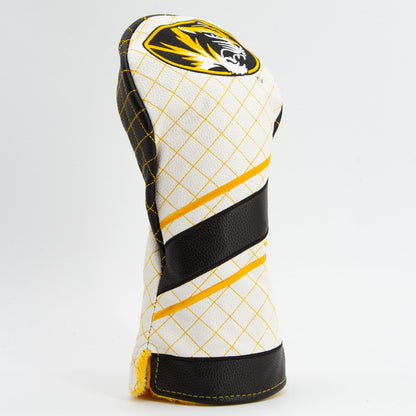 Missouri Tigers Striped Quilted Driver Headcover, angled view