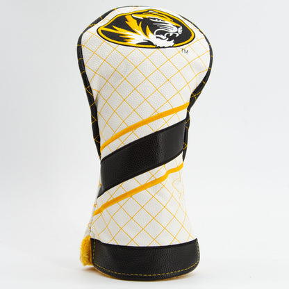 Missouri Tigers Striped Quilted Driver Headcover, front view