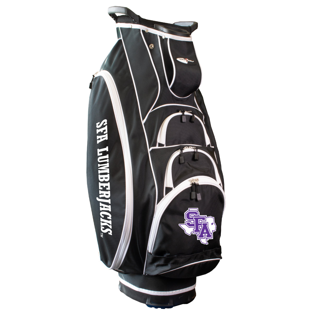 Stephen F. Austin Albatross golf cart bag in Black