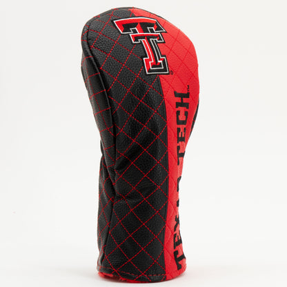 Texas Tech Red Raiders Split Quilted Fairway Headcover, angled view