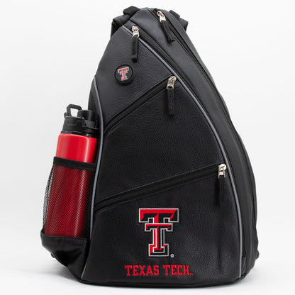 Texas Tech Red Raiders PU leather backpack by Team Golf, view 3