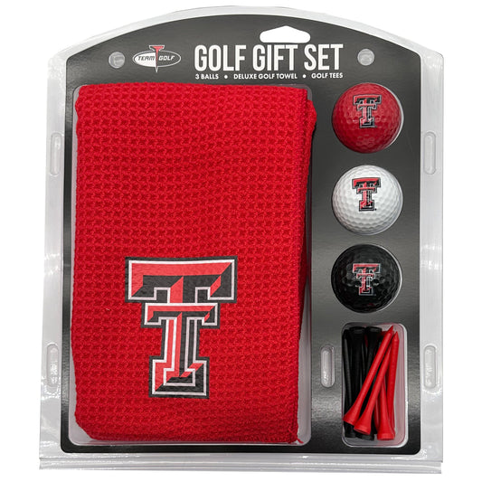 Texas Tech Red Raiders Microfiber Towel Golf Gift Set - Club Rehab