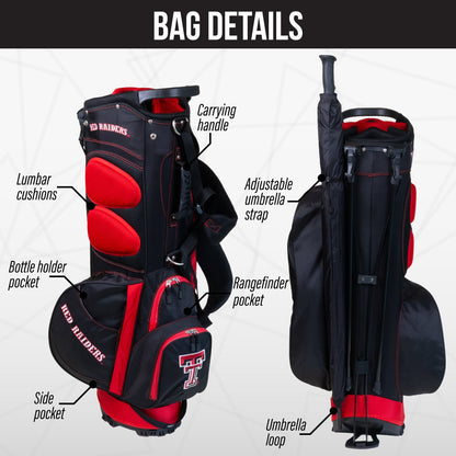Texas Tech Red Raiders Fairway Stand Bag - Image 2 - Club Rehab