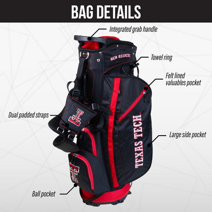Texas Tech Red Raiders Fairway Stand Bag - Image 3 - Club Rehab