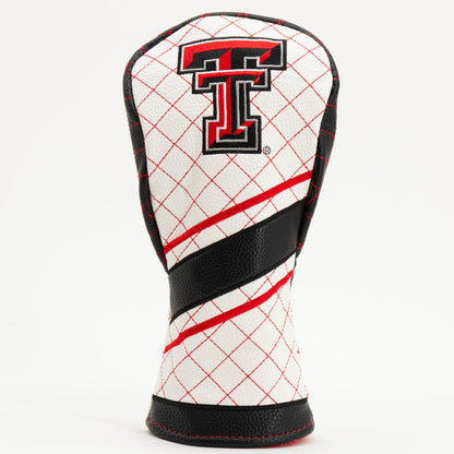 Texas Tech Red Raiders Striped Quilted Fairway Headcover, front view