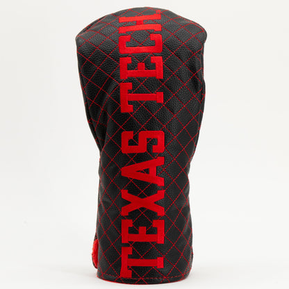 Texas Tech Red Raiders Solid Quilted Driver Headcover, front view