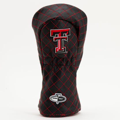 Texas Tech Red Raiders Solid Quilted Fairway Headcover, back view